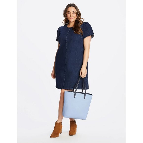 Draper James Dresses & Skirts - Draper James Knee Length Denim Shift Dress 24W